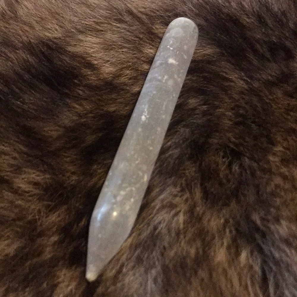 Selenite massage wand